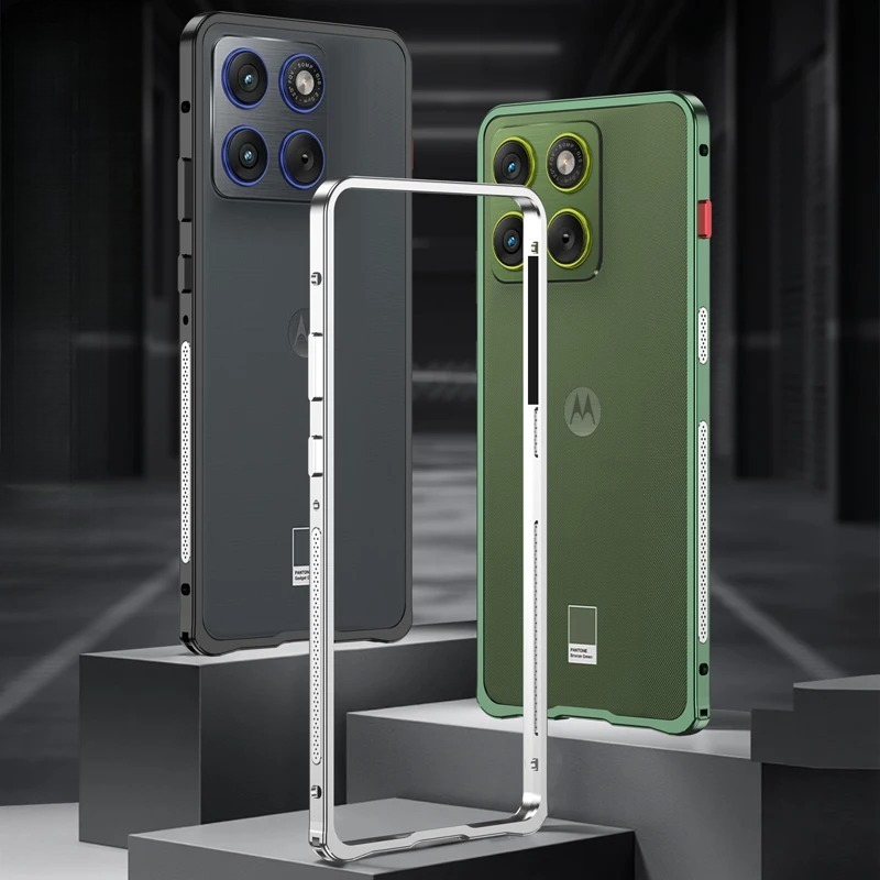 Metal Bumper Aluminum Frame Case - Luxury Detachable Metal Protect Ultra-Thin Case