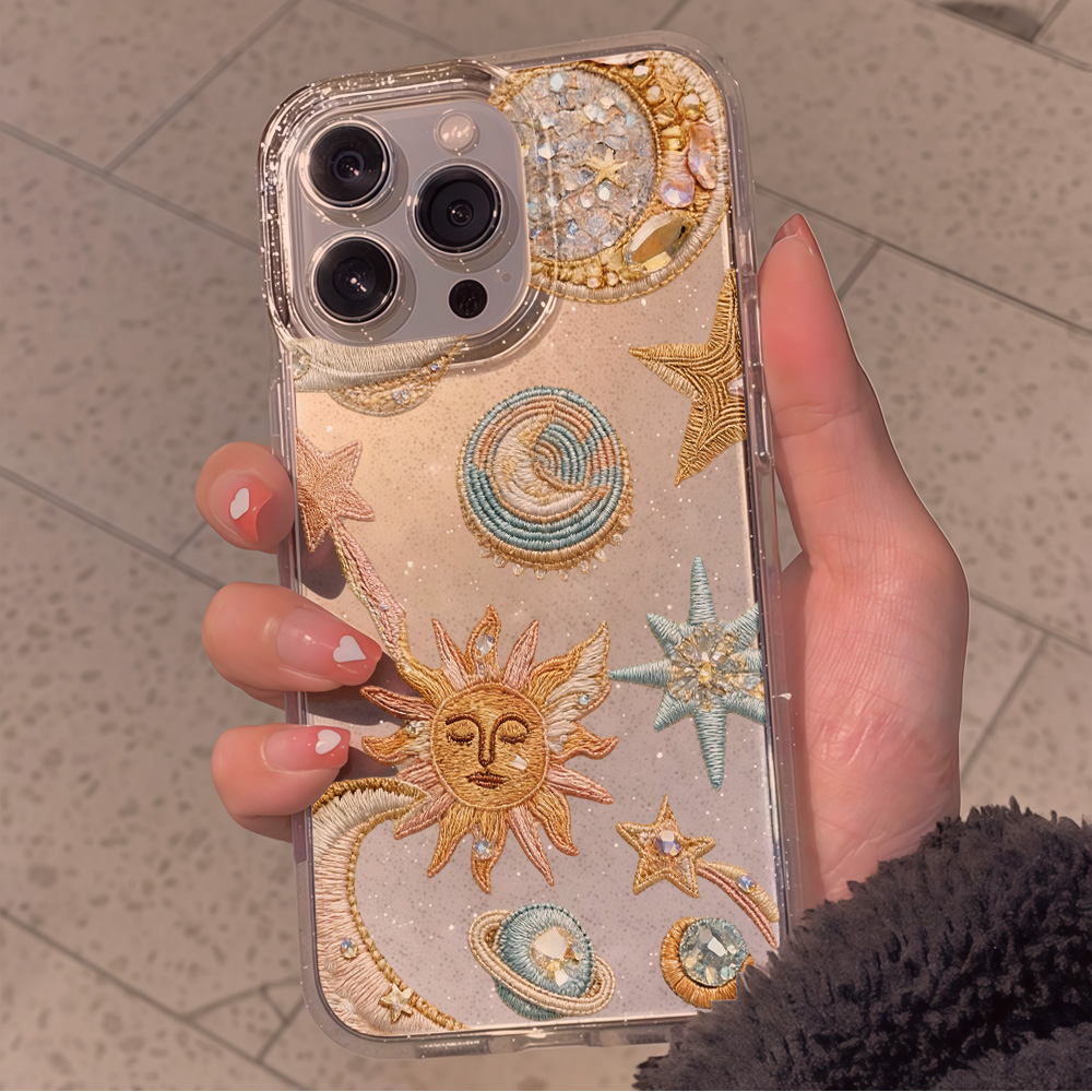 Creativity Stars Moon Clear Gl - Clear Shockproof Bumper Case recension och pris