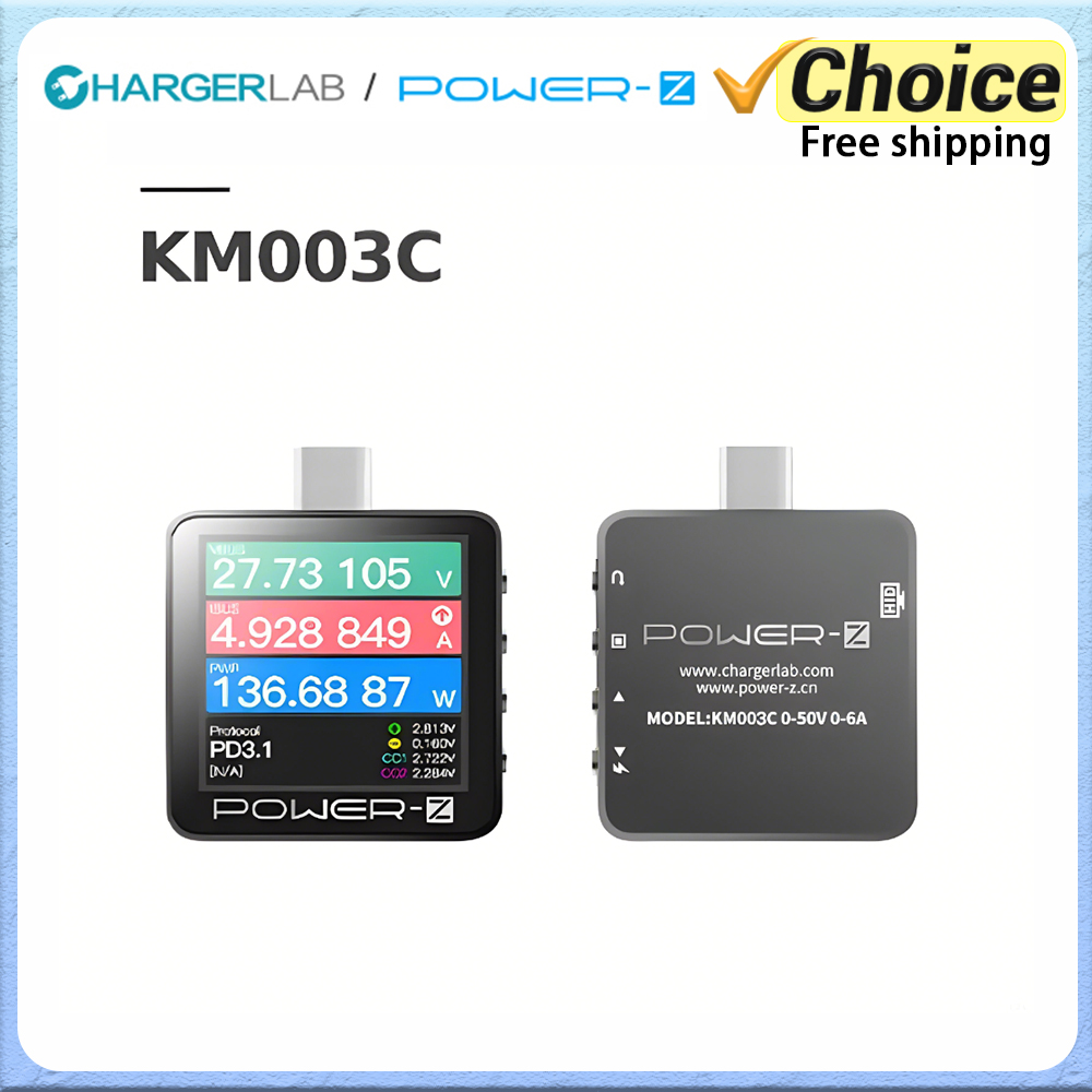Power-Z KM003C Portable Type-C - Power Banks recension och pris
