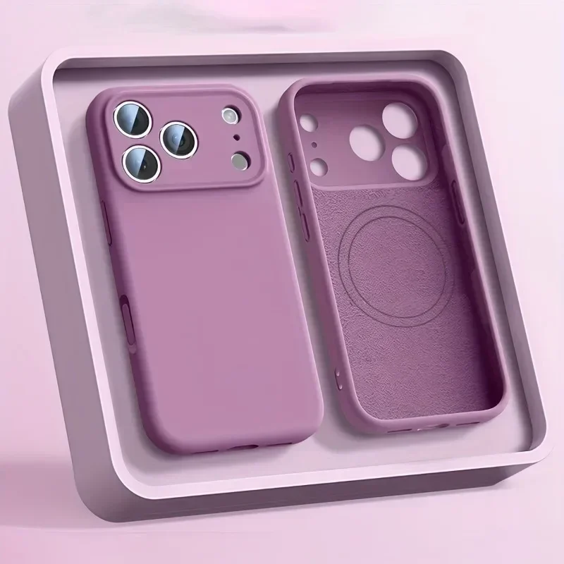 Original Liquid Silicone For M - Liquid Silicone Magnetic Phone Case recension och pris