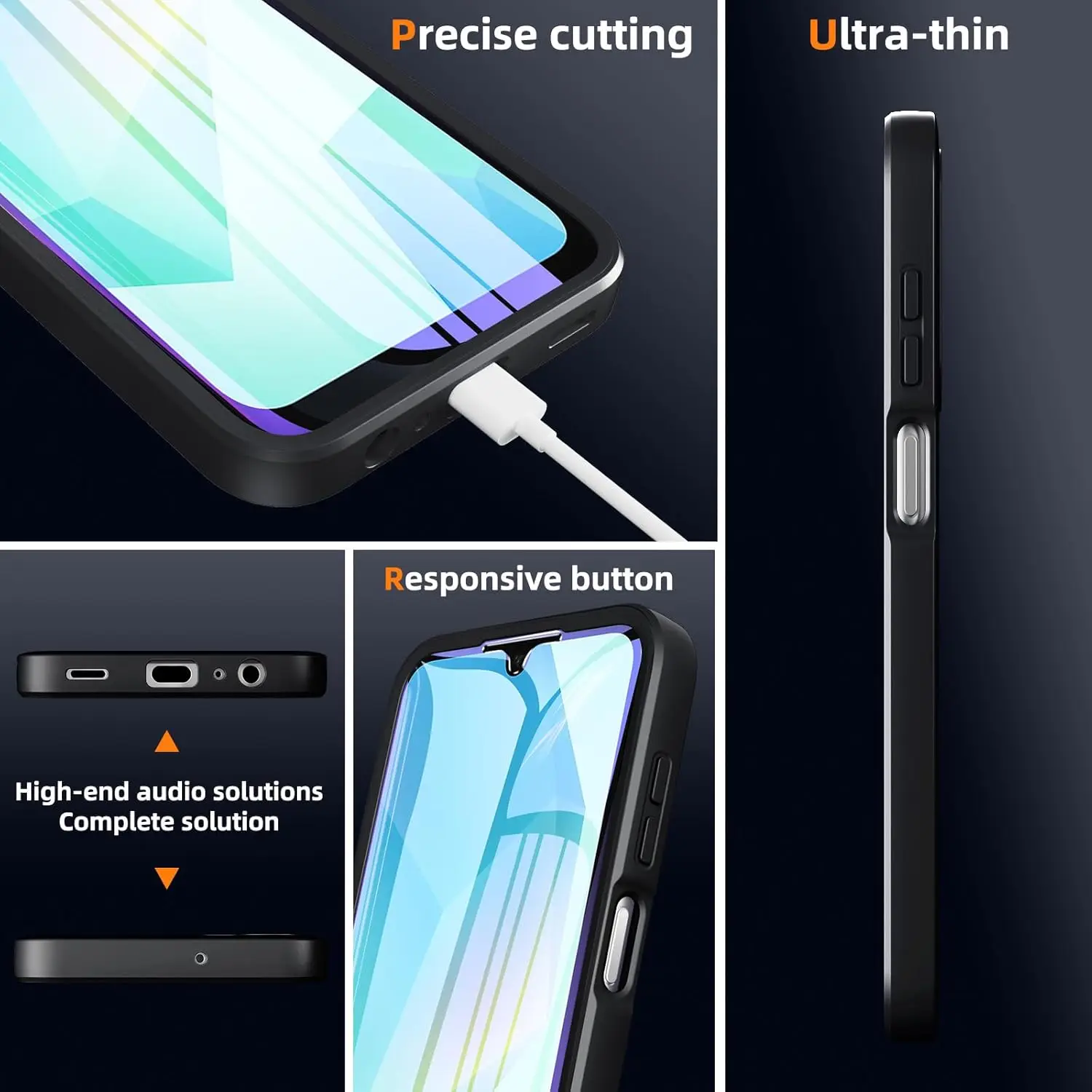 Heavy Duty Clear 360° Full Bod - Heavy Duty 360 Full Body Protective Case recension och pris