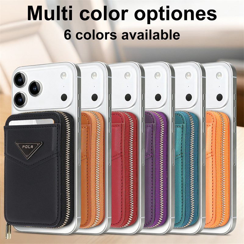 Zipper Wallet Card Holder Case - Leather Wallet Card Holder Phone Cover recension och pris