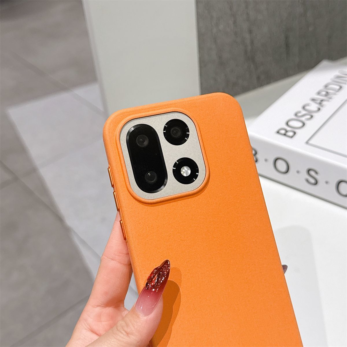 Luxury Sandstone Magnetic Case - Matte Hard Pc Back Case recension och pris
