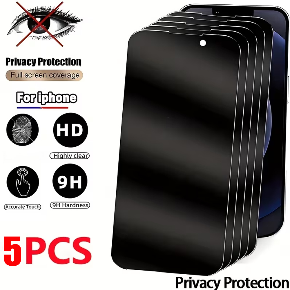 1-5PCS Anti-Spy Privacy Temper - Anti Peek Privacy Tempered Glass recension och pris