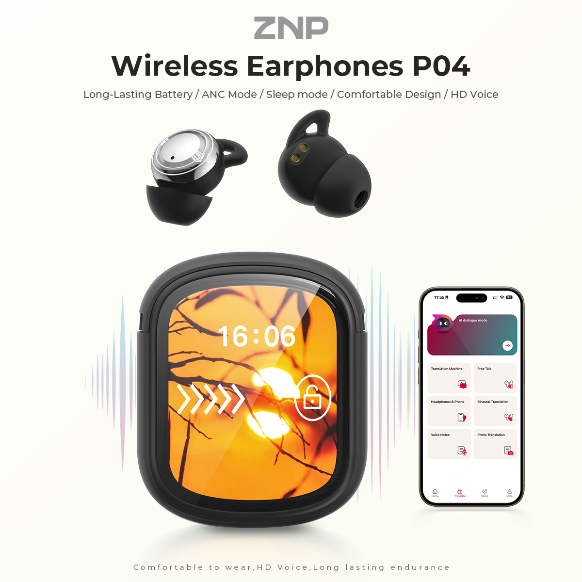 ZNP P04 Sleeping Aid Earbuds A - Earphones recension och pris