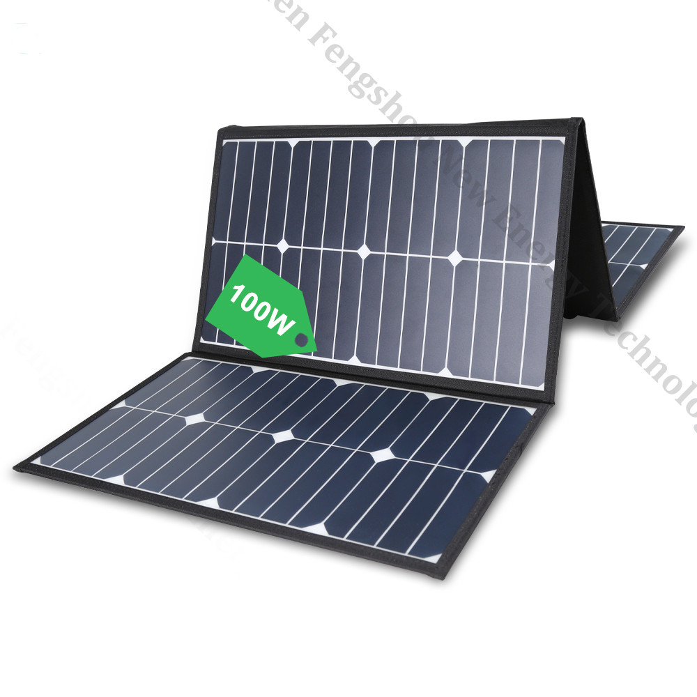 Portable 100 Watt Folding Sola - Chargers recension och pris