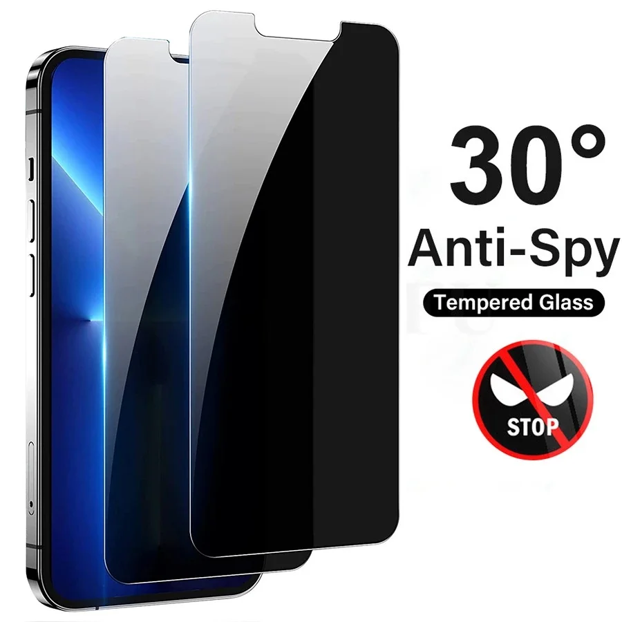 1pcs for Qt Anti-spy Tempered  - Anti Spy Privacy Glass Case recension och pris