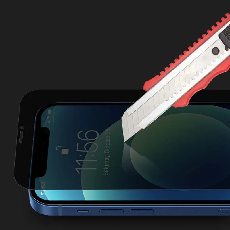 1pcs for Qt Anti-spy Tempered  - Anti Spy Privacy Glass Case recension och pris