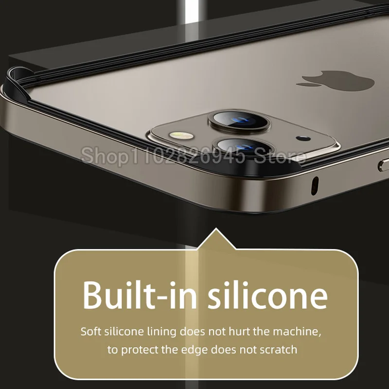Hybrid Silicone Frame Aluminum - Metal Bumper Aluminum Frame Case recension och pris