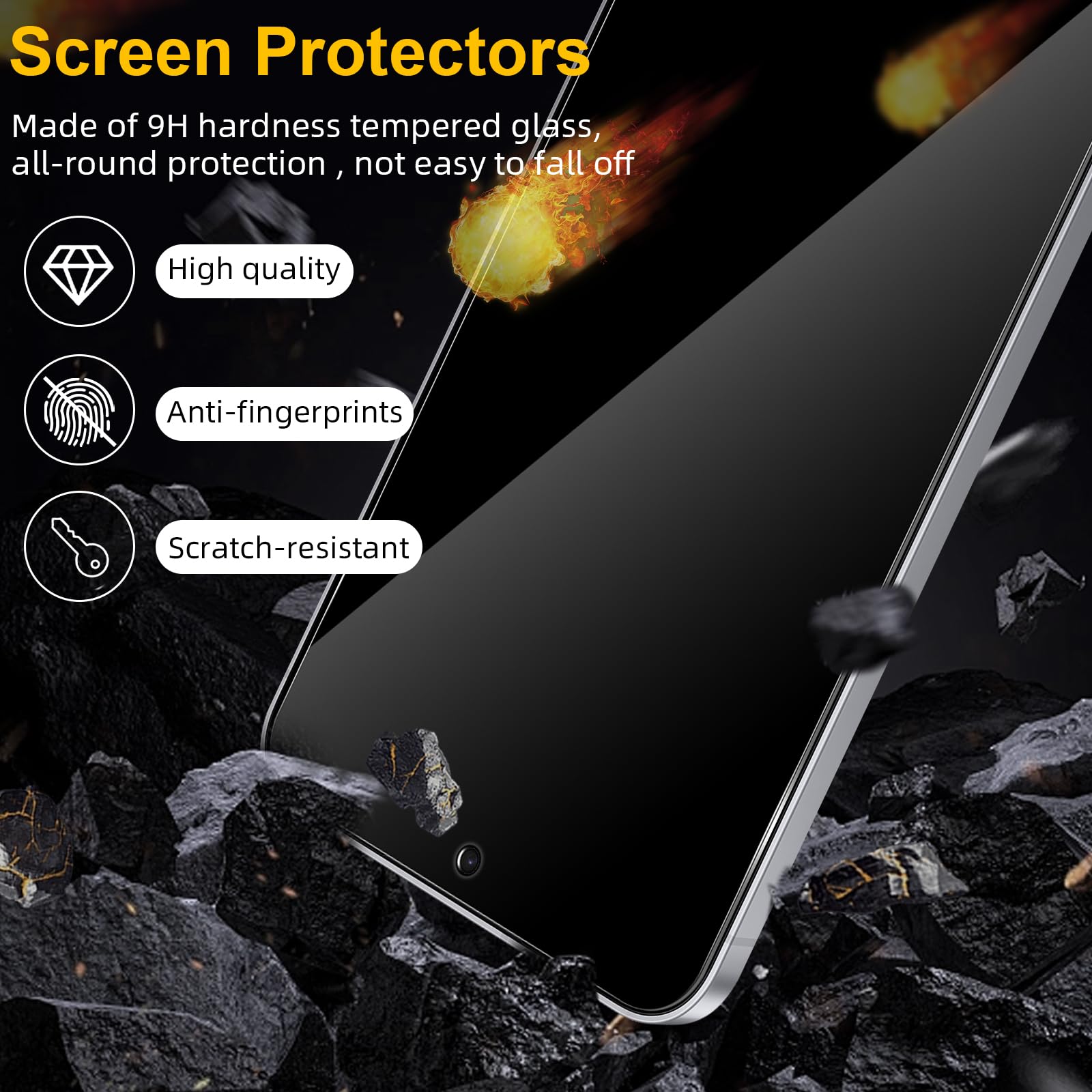 Anti Spy Screen Protector For  - Anti Spy Privacy Glass Case recension och pris