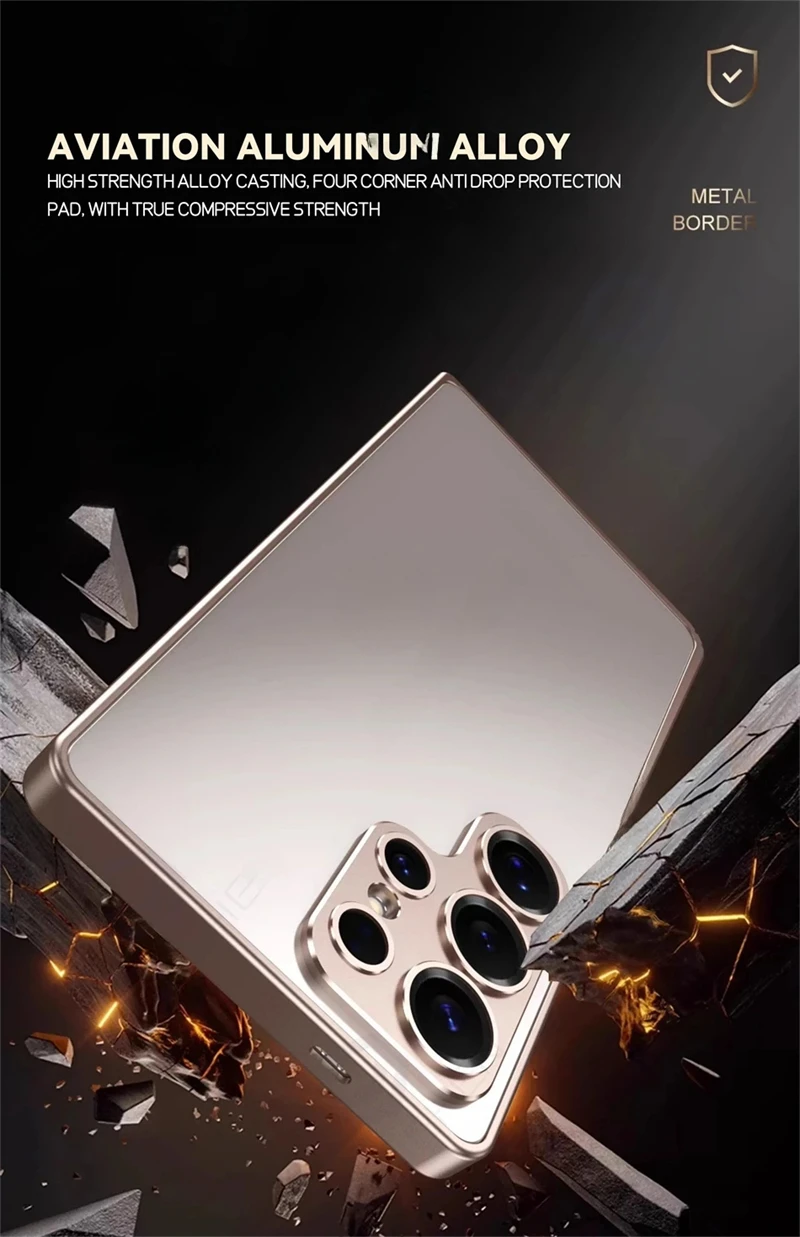 Aluminium Alloy Frame Bumper C - Metal Bumper Aluminum Frame Case recension och pris
