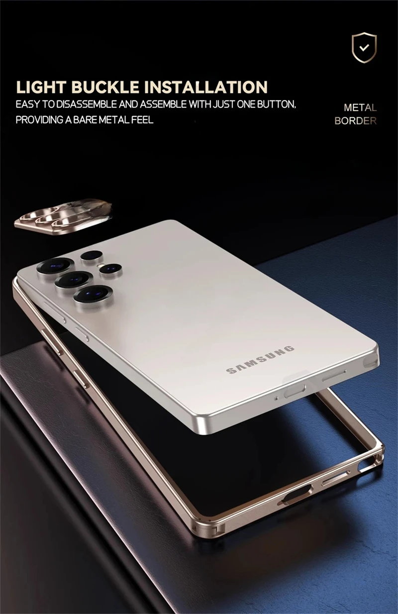 Aluminium Alloy Frame Bumper C - Metal Bumper Aluminum Frame Case recension och pris