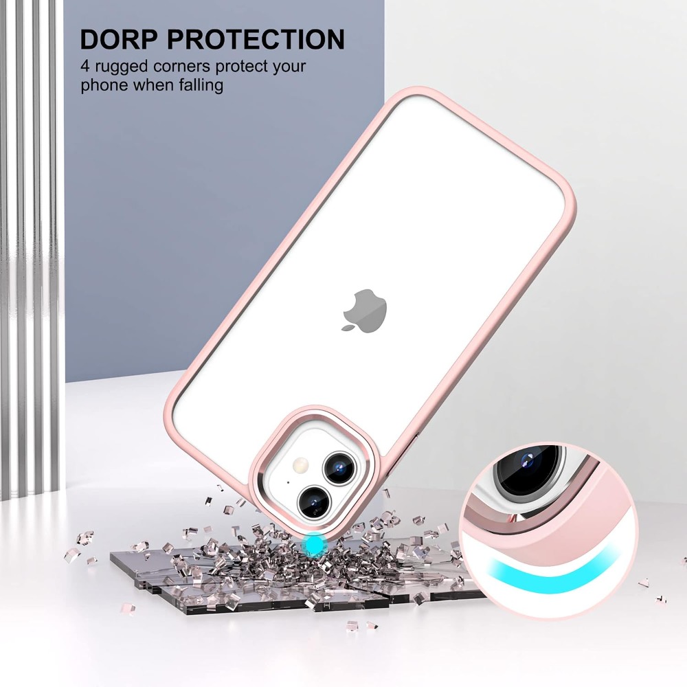 Clear Shockproof Case for iPho - Clear Shockproof Bumper Case recension och pris