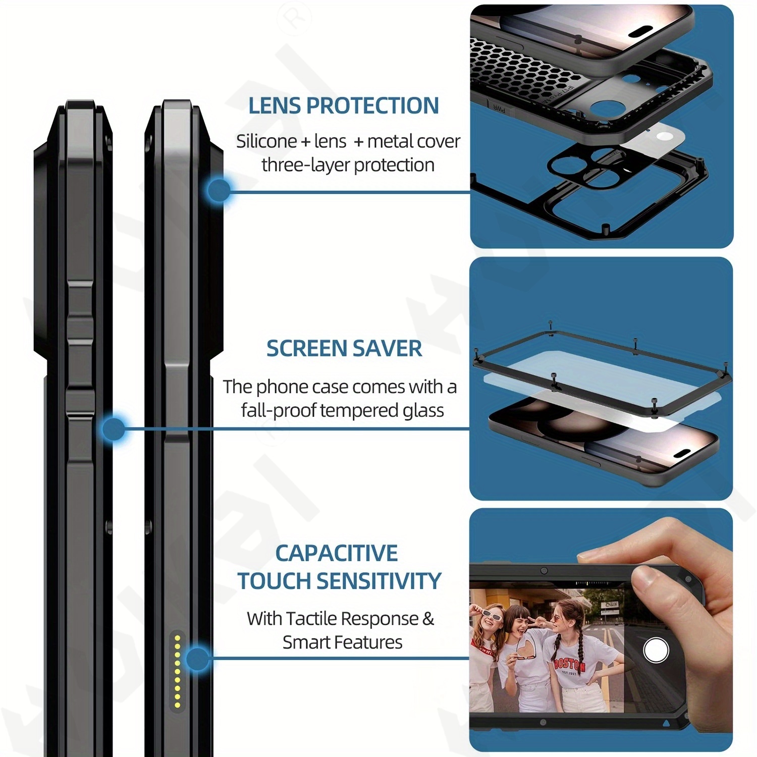 Suitable Case for IPhone 18 Pr - Heavy Duty 360 Full Body Protective Case recension och pris