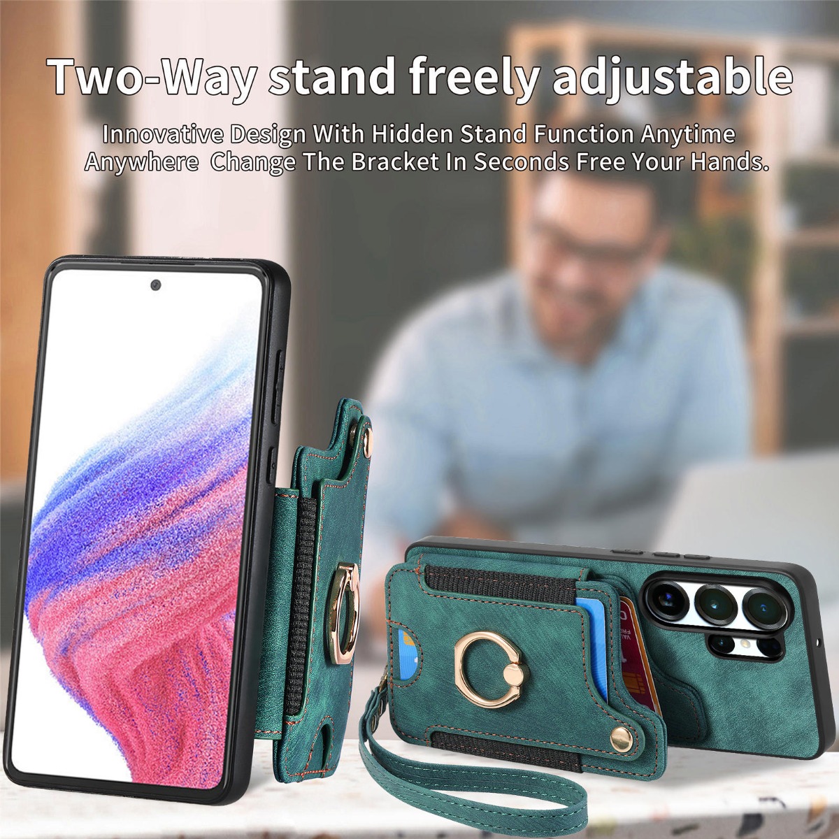 Phone Case for Samsung S26 Ult - Leather Wallet Card Holder Phone Cover recension och pris