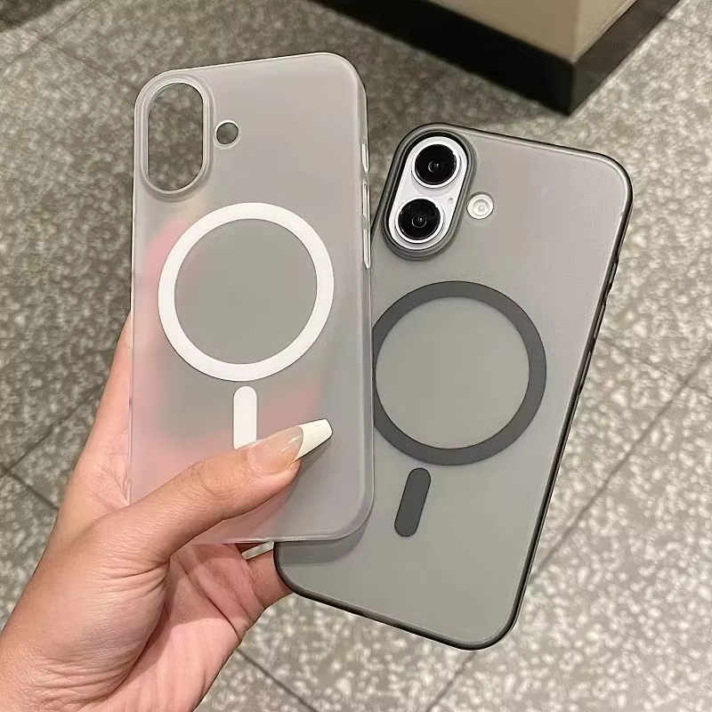 For Magsafe Matte Transparent  - Clear Shockproof Bumper Case recension och pris