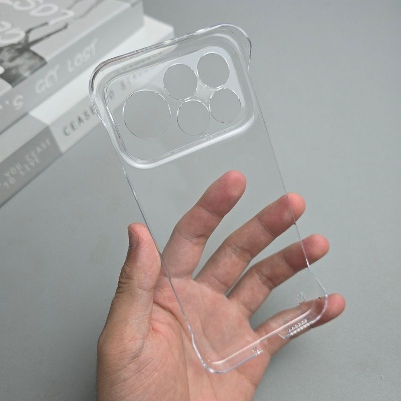 Ultra Thin Clear Frameless PC  - Ultra Thin Frameless Phone Cover recension och pris