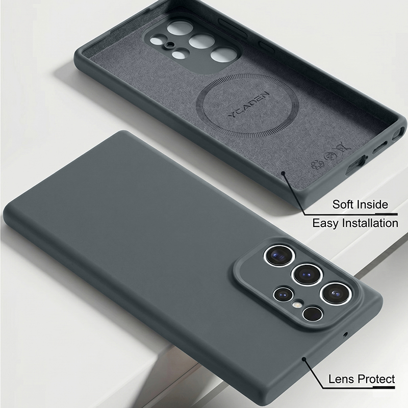 Magnetic Liquid Silicone Soft  - Liquid Silicone Magnetic Phone Case recension och pris