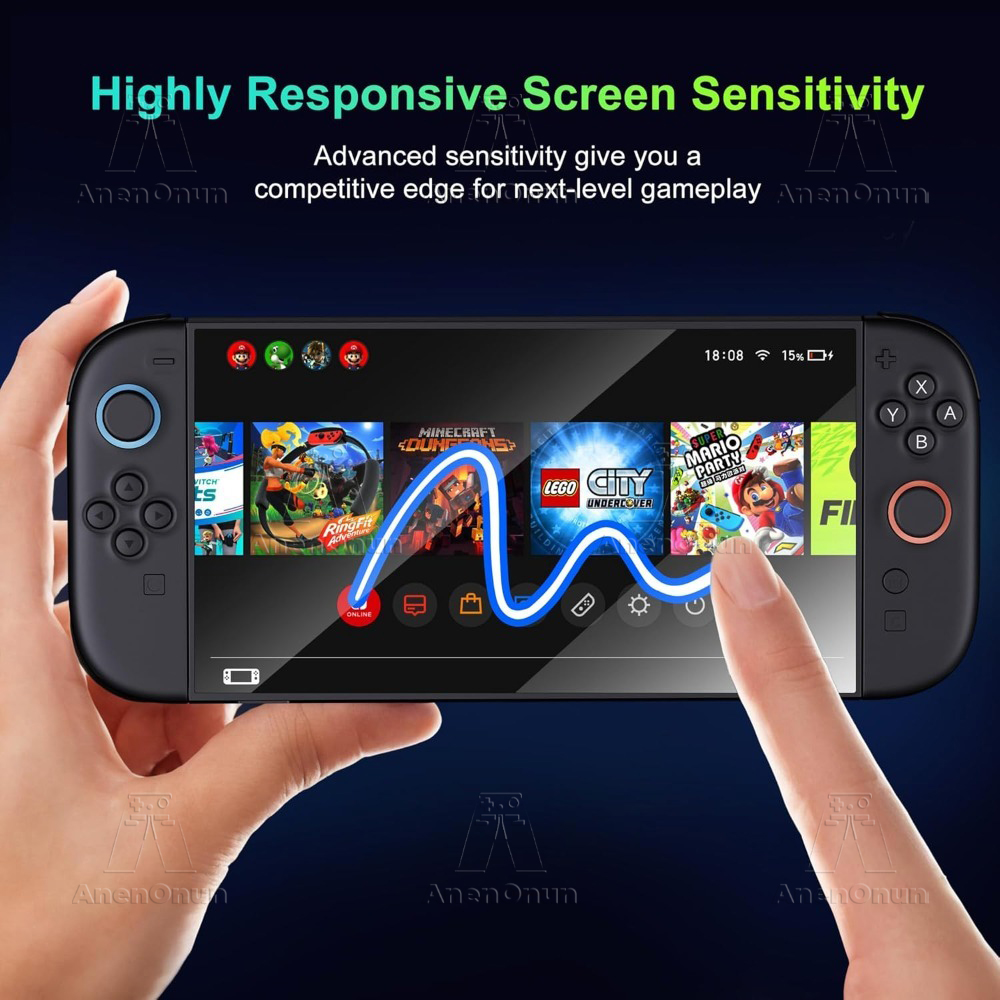 Switch 2 Anti-Blue Light Scree - Matte Anti Glare Screen Protector recension och pris