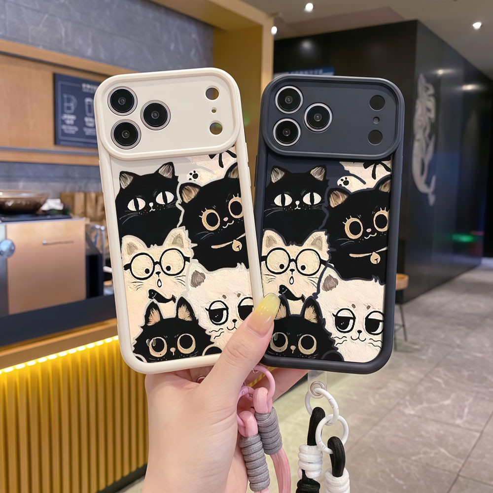 Shockproof Lanyard Cute Cartoo - Cute Cartoon Wrist Strap Silicone Case recension och pris