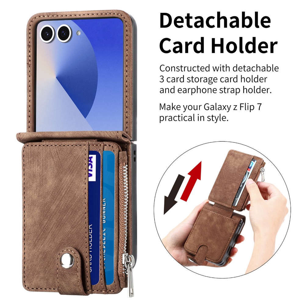 2-in-1 Detachable Card Holder  - Leather Wallet Card Holder Phone Cover recension och pris