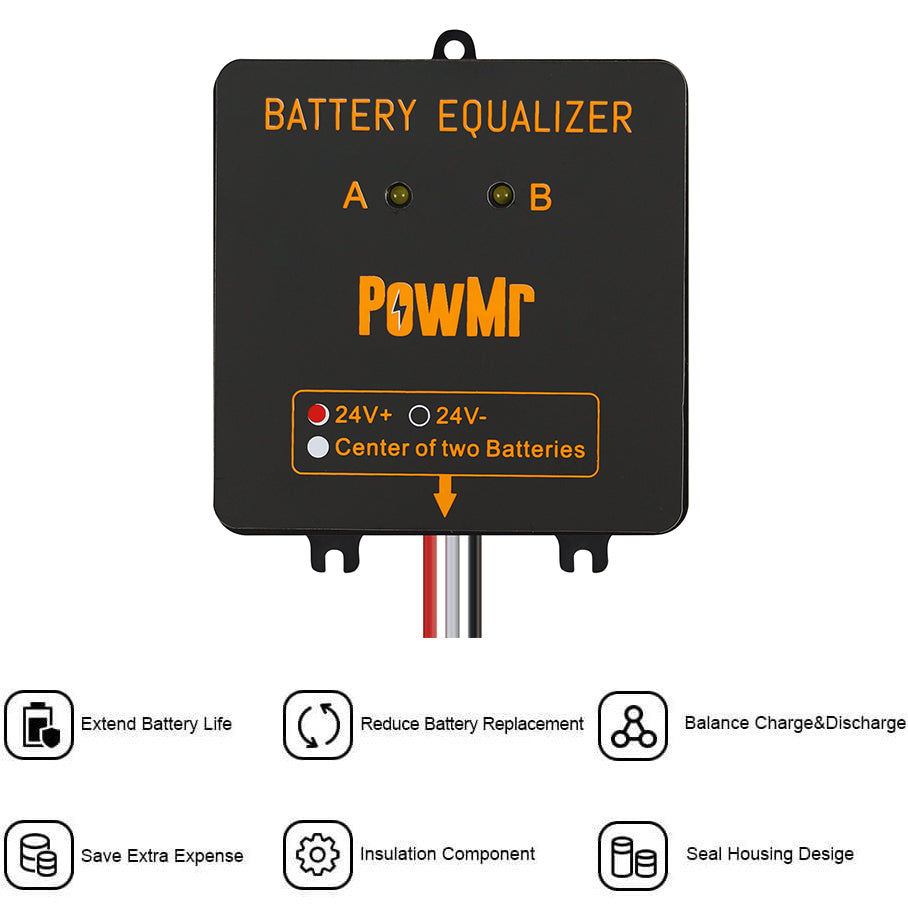 PowMr BE24 Battery Equalizer 2 - Power Banks recension och pris