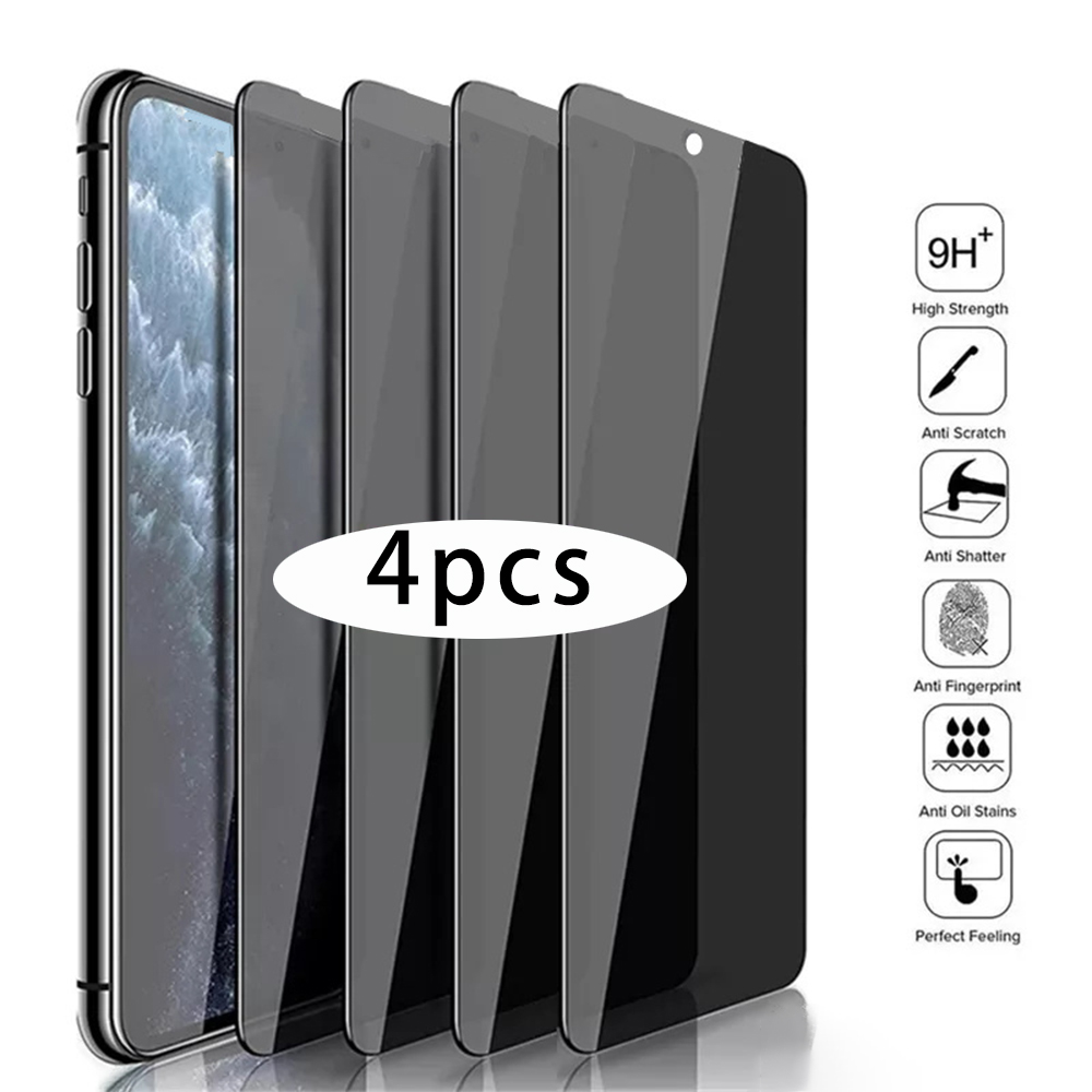 4 PCS  Anti Peeking Tempered G - Anti Peek Privacy Tempered Glass recension och pris