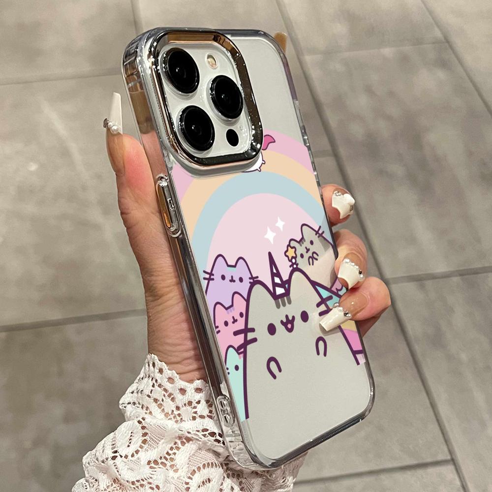 Cartoon Pusheen Cat Matte Tran - Clear Shockproof Bumper Case recension och pris