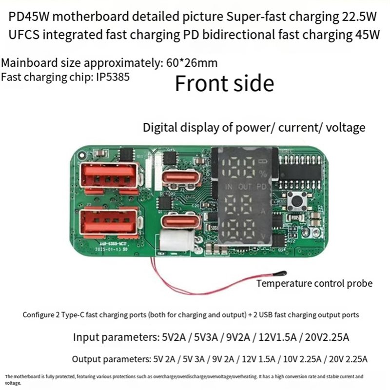 ABKN-DIY Charging Module PD45W - Power Banks recension och pris