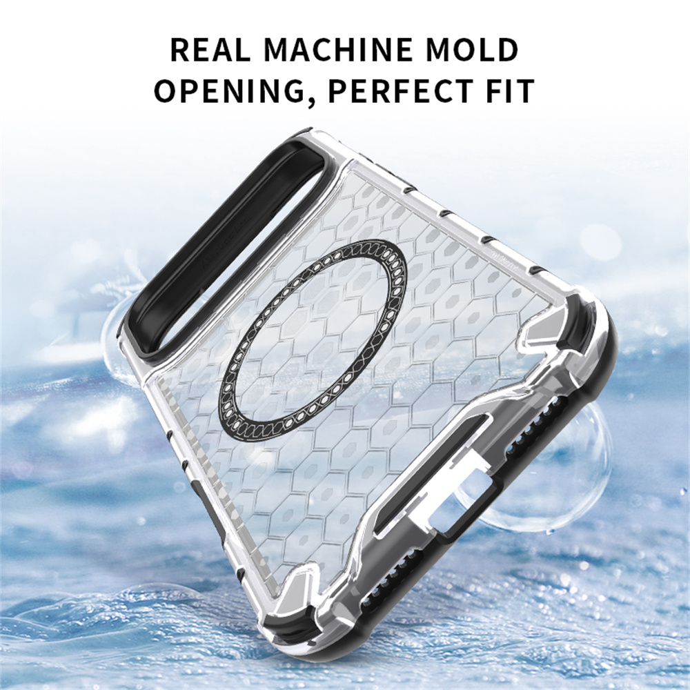 Luxury Clear Honeycomb Armour  - Clear Shockproof Bumper Case recension och pris