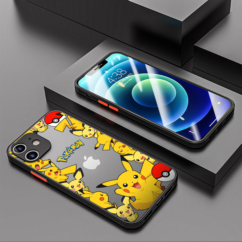 Hot Anime Cartoon Pokemon Case - Matte Hard Pc Back Case recension och pris
