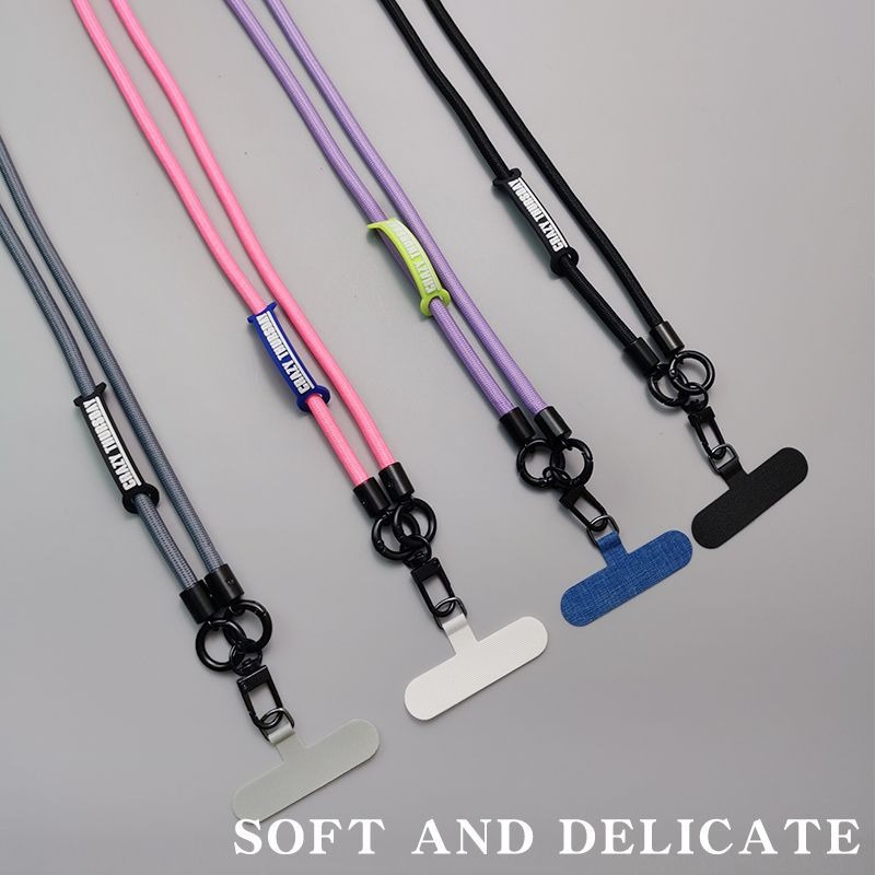 Long Solid Color Cross Body Ph - Crossbody Lanyard Neck Strap Case recension och pris