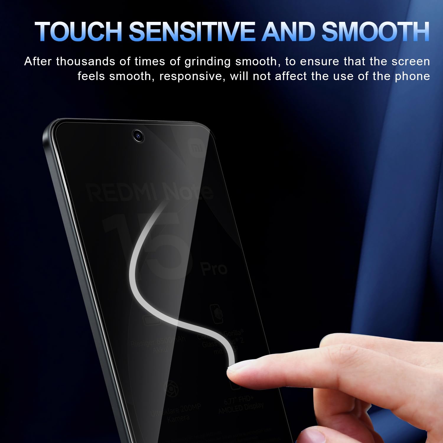 Anti Spy Screen Protector For  - Anti Spy Privacy Glass Case recension och pris