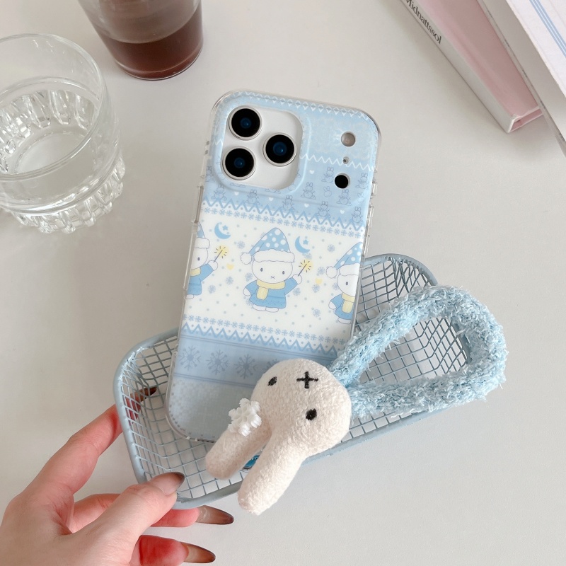 Cute winter Polka Dots hat Mif - Cute Cartoon Wrist Strap Silicone Case recension och pris
