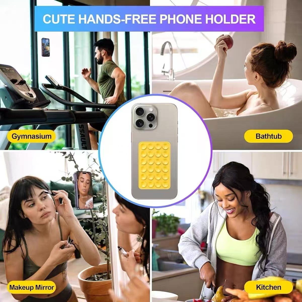 Silicone Suction Cup Phone Hol - Phone Cases recension och pris