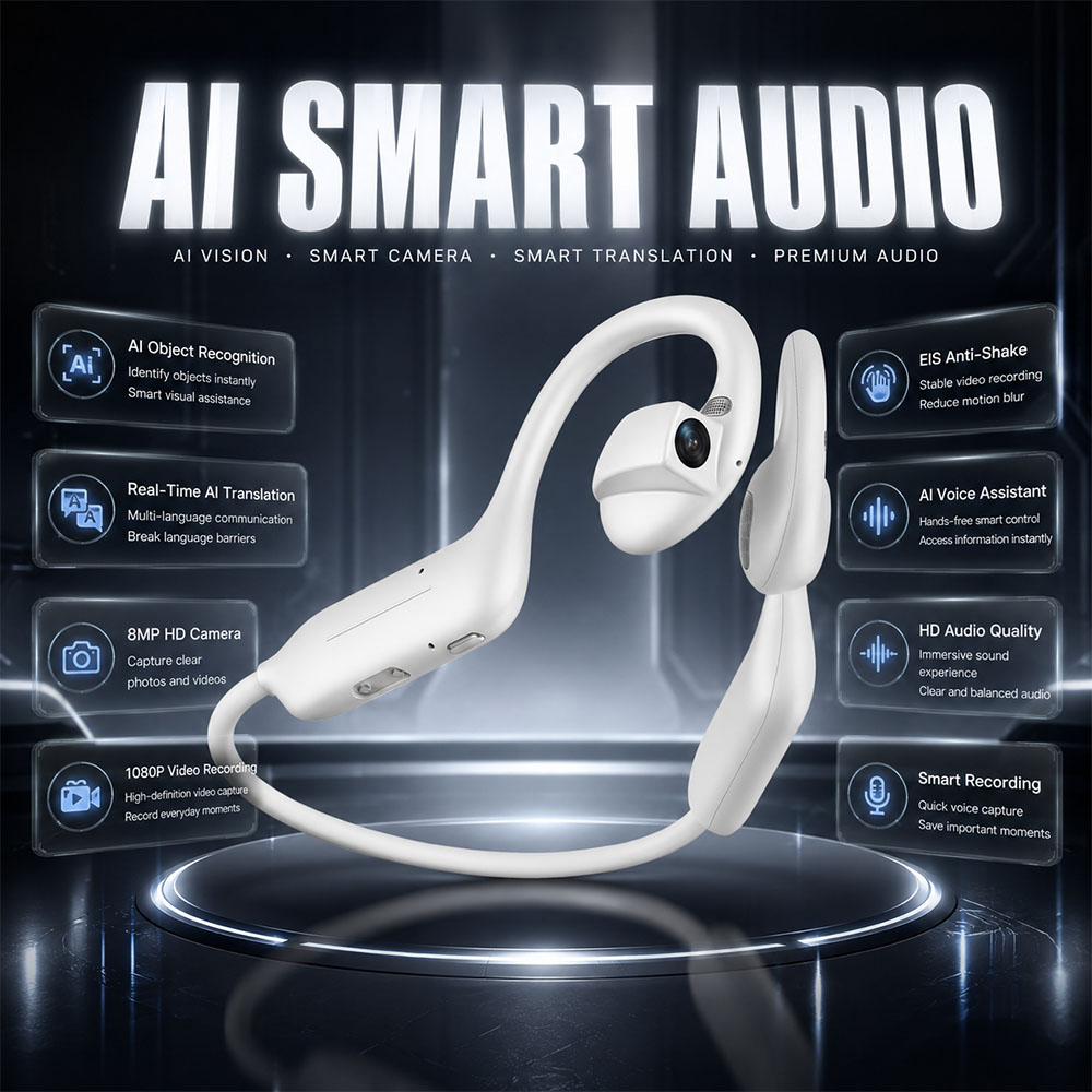 NEW 1080P UHD Bluetooth Earpho - Earphones recension och pris