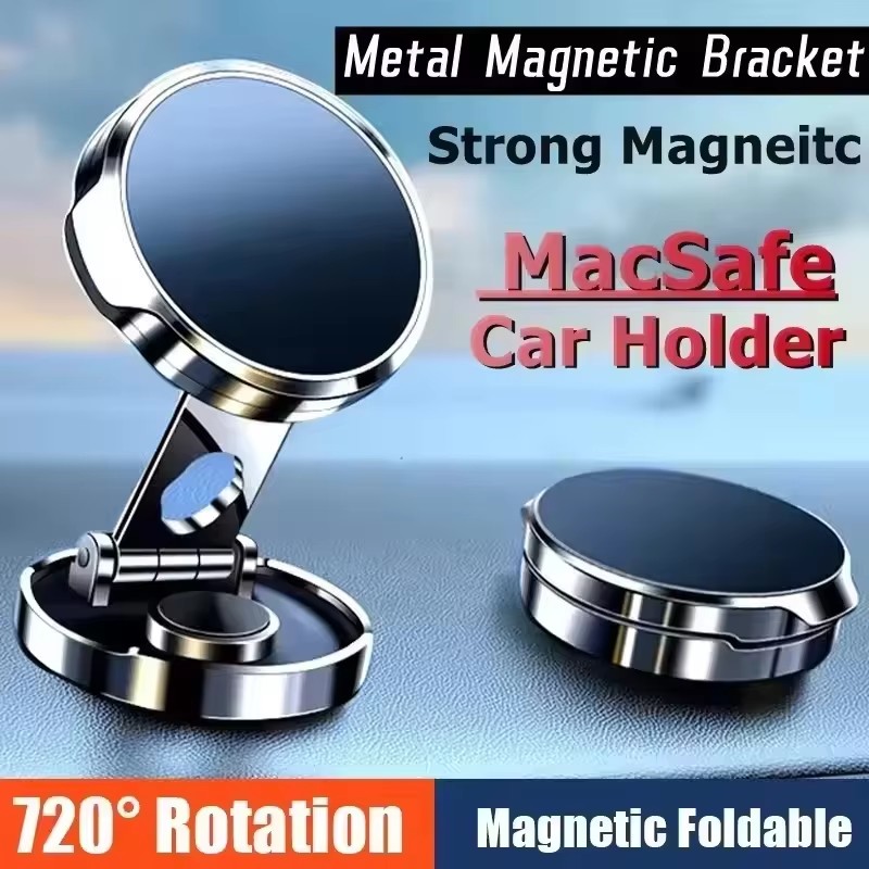 Round Folding Magnetic Car Hol - Phone Stands recension och pris