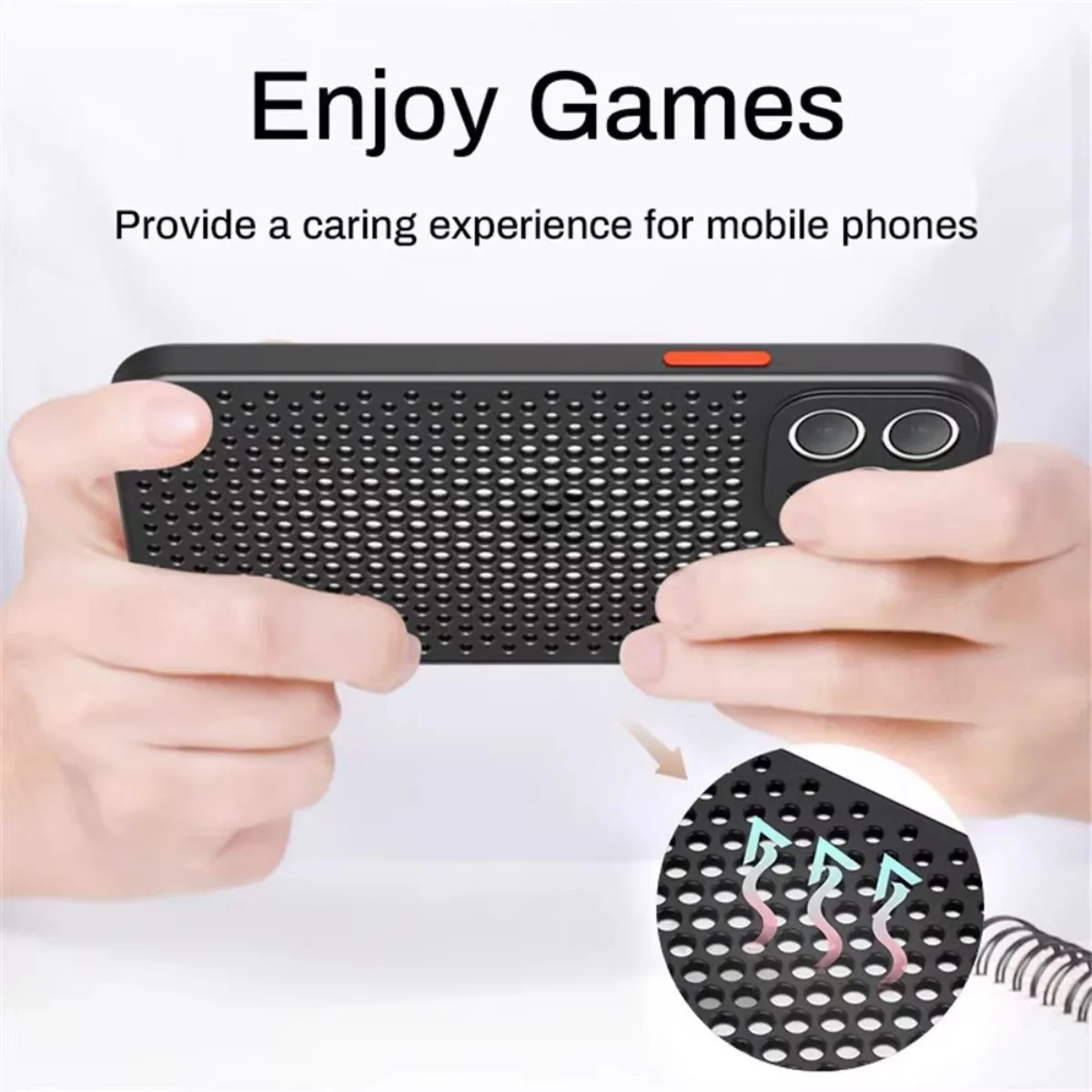 Heat Dissipation Cooling Phone - Heat Dissipation Mesh Breathable Case recension och pris