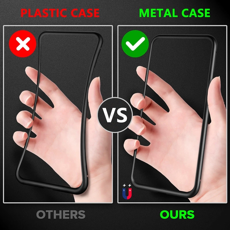 Magnetic Tempered Glass Privac - Anti Spy Privacy Glass Case recension och pris