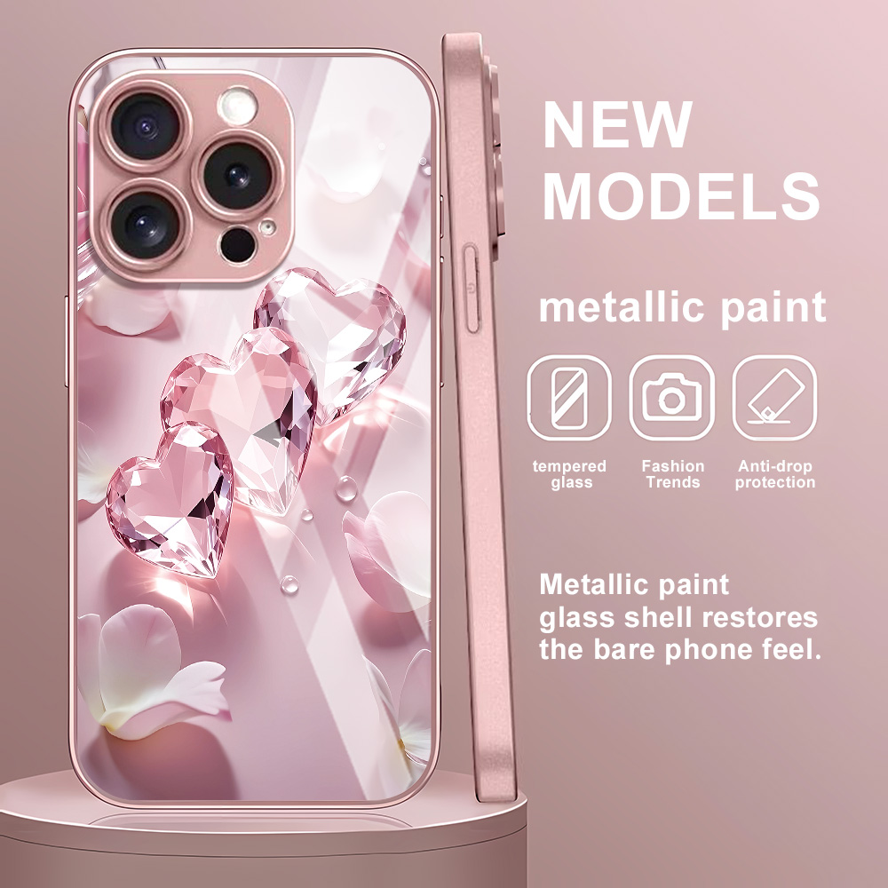 Pink Butterfly Tempered Glass  - Screen Protectors recension och pris