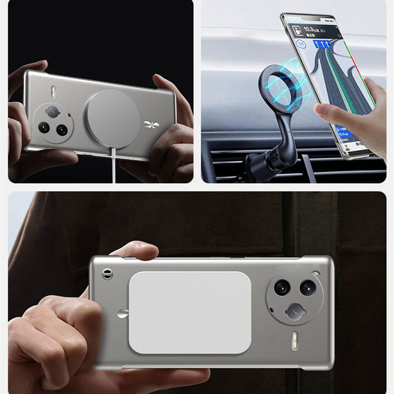 Luxury Ultra Thin Metallic Fra - Ultra Thin Frameless Phone Cover recension och pris