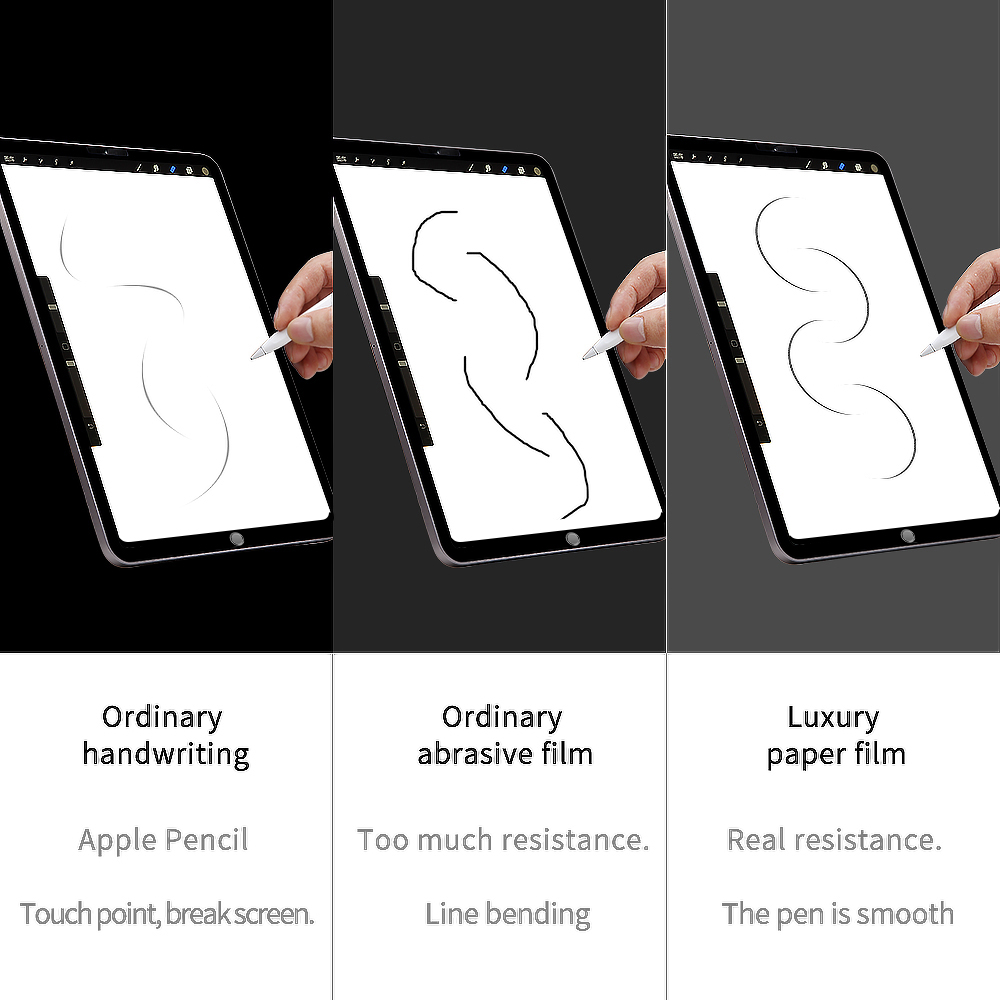 2pcs Paper feel Film PET Anti  - Matte Anti Glare Screen Protector recension och pris